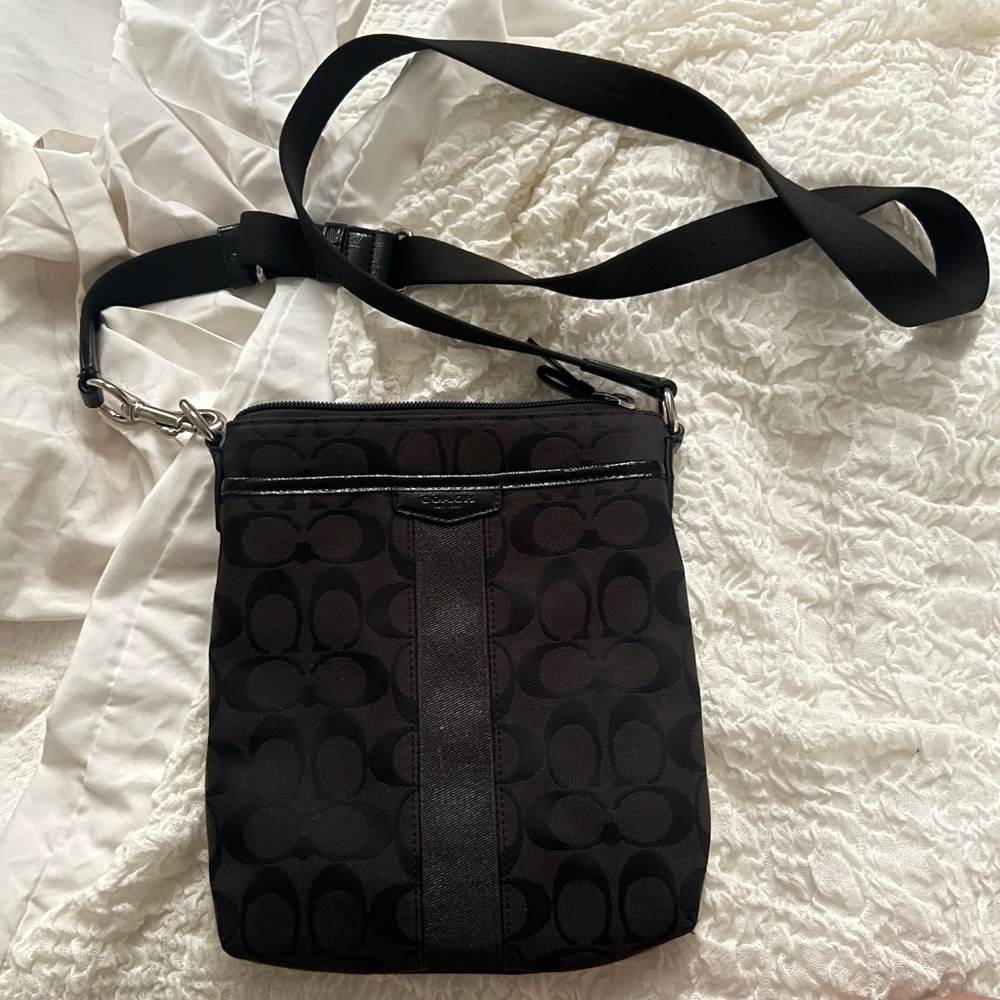 Coach Signature Black Crossbody